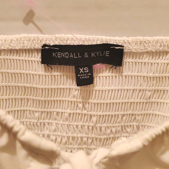 Kendall & Kylie White Sleeveless Bustier Top - Picture 2 of 5